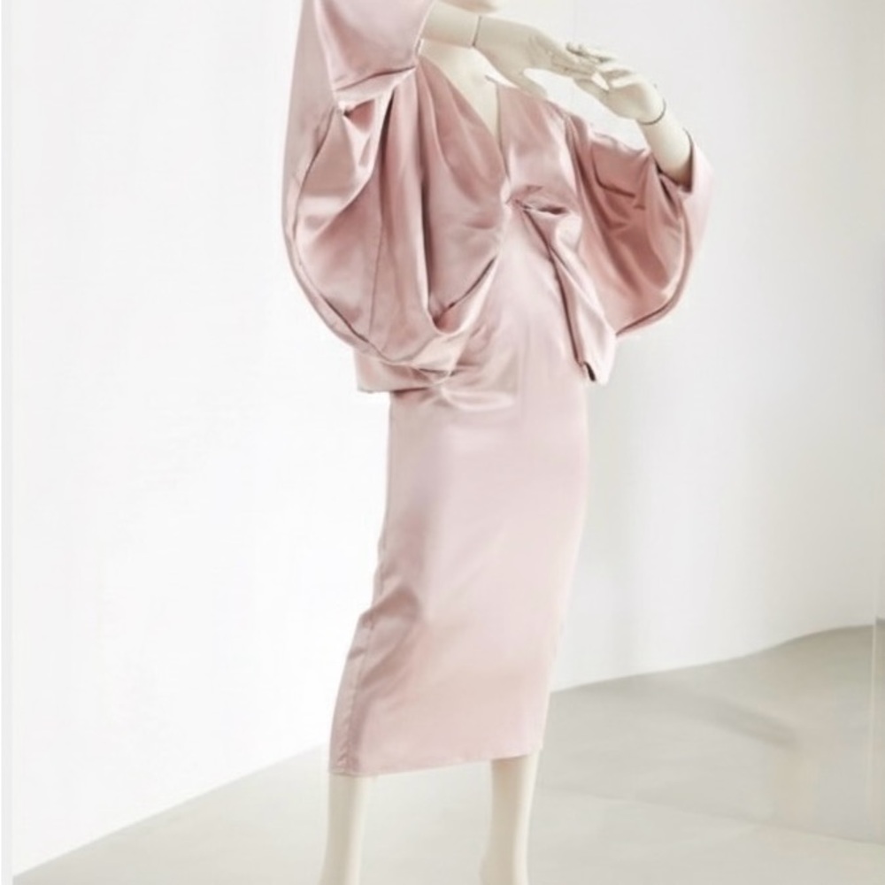 ASOS Edition extreme kimono sleeve midi dress